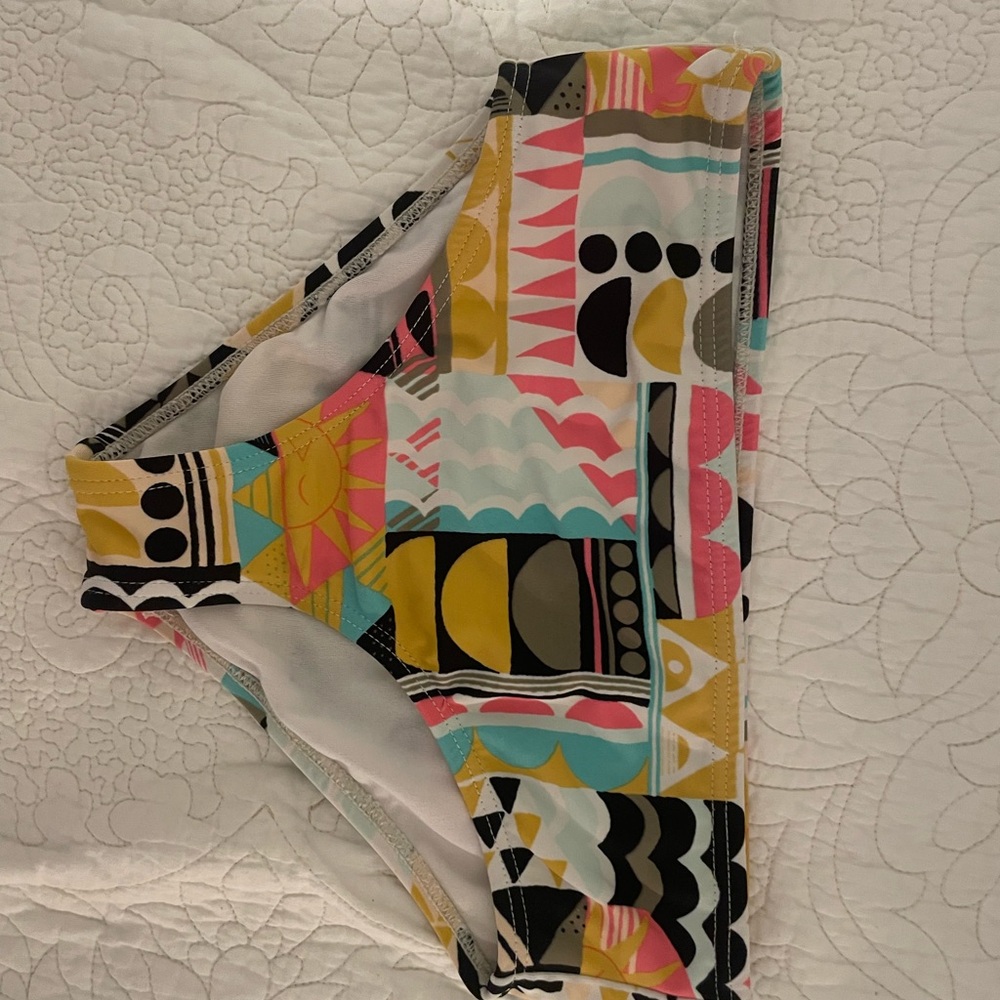 Billabong Multicolor Geometric Bikini Bottom